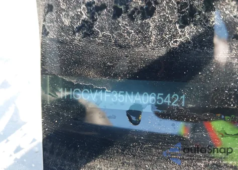 2022 Honda Accord Sport from USA, damaged, VIN 1HGCV1F35NA065421